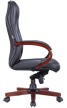 Кресло для руководителя Everprof Monaco Wood EP-082 W Leather Black - 2