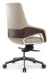 Кресло для персонала Riva Design Aura-M FK005-В светло-бежевая кожа - 3