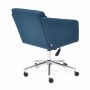 Кресло для персонала TetChair Milan синяя ткань - 3