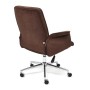Кресло для персонала TetChair YORK коричневый флок - 3