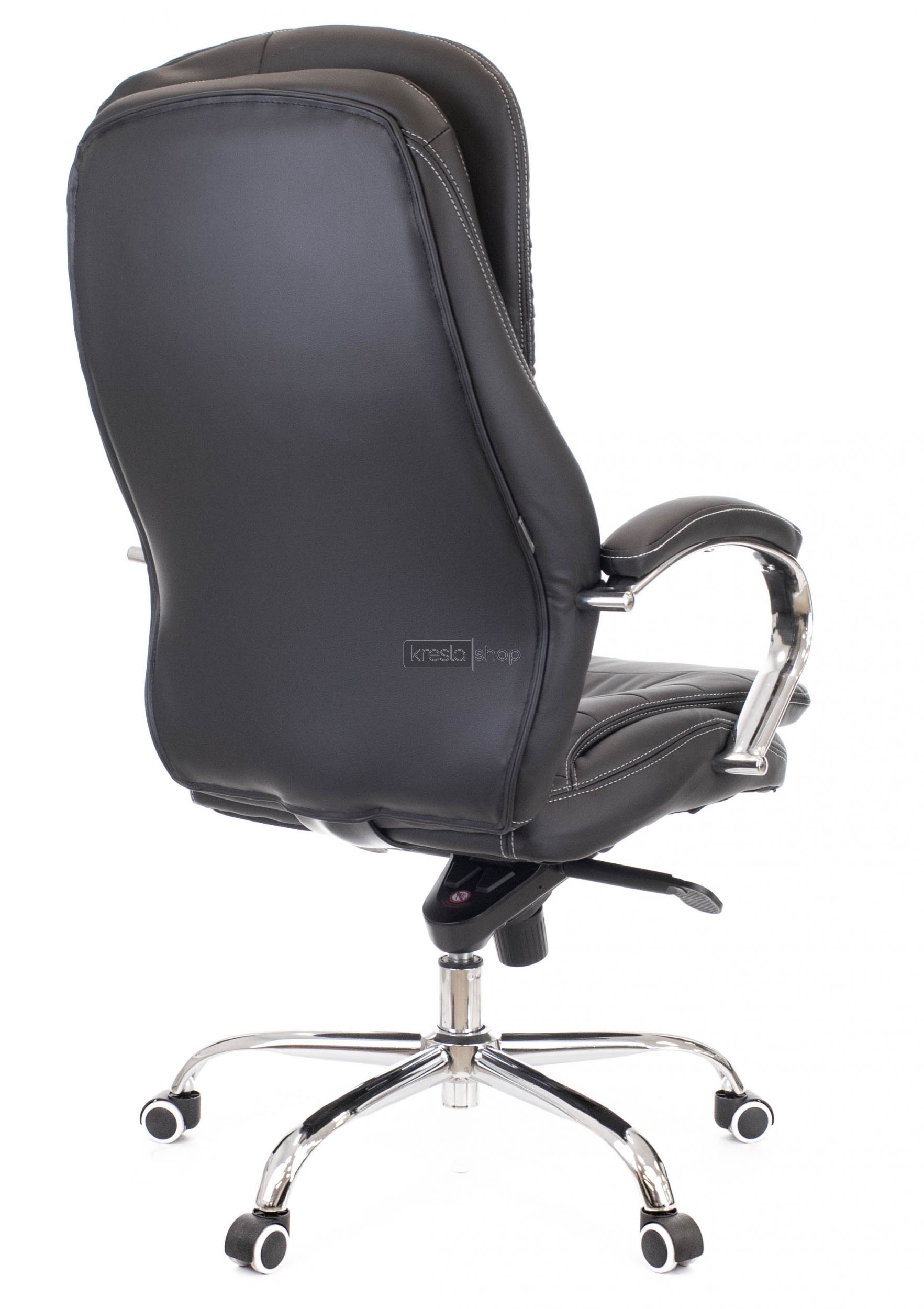 Кресло для руководителя Everprof Valencia M экокожа черная EC-330-2 PU Black